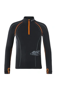 Werkshirt, lange mouw, ADVANCE, maat S, zwart