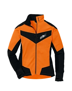 Fleecejack, DYNAMIC, maat L, fluo-oranje