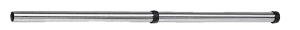 Verlengbuis, 2-delig, aluminium, Ø 36 mm, 1000 mm